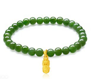 Iris Bangle | Classic yellow bakelite bangle with inlay and stones.