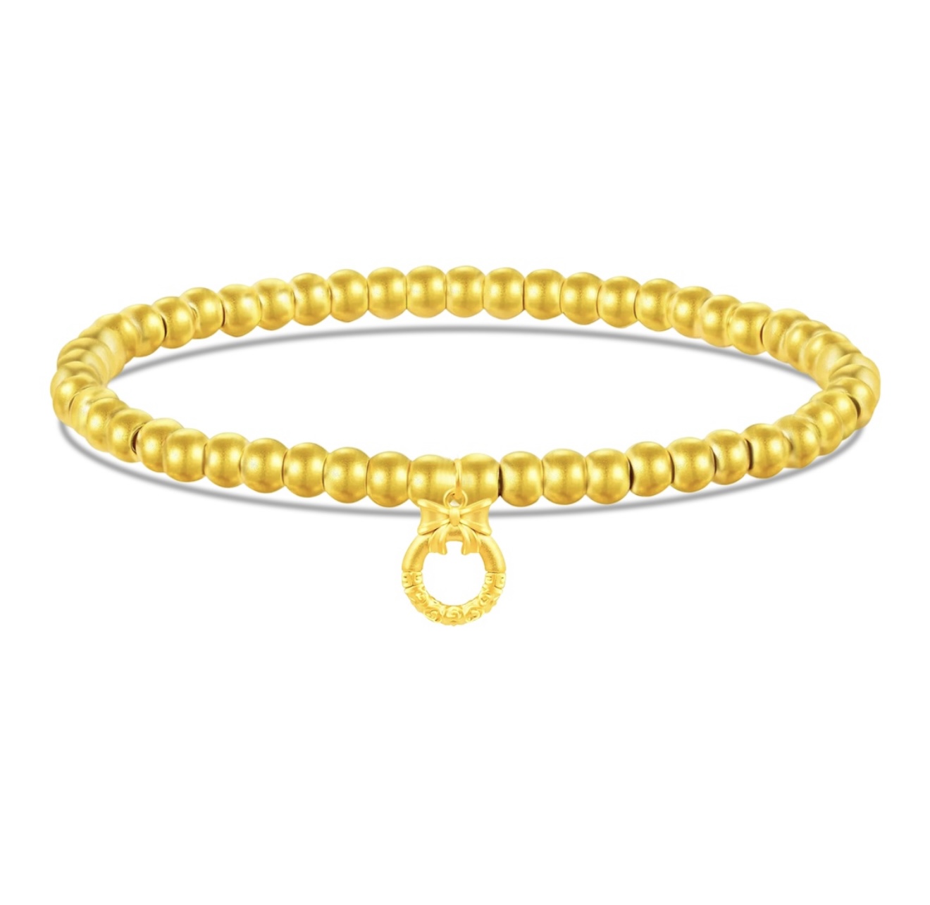 Iris Bangle | Classic yellow bakelite bangle with inlay and stones.