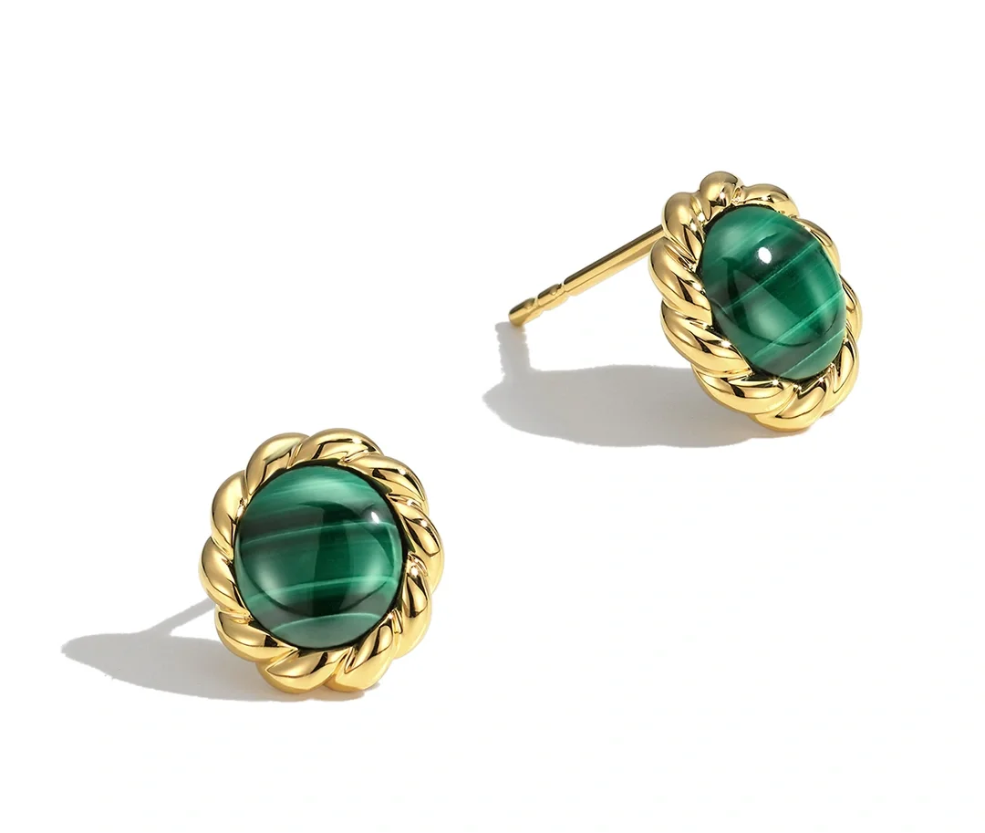 Iris Bangle | Classic yellow bakelite bangle with inlay and stones.