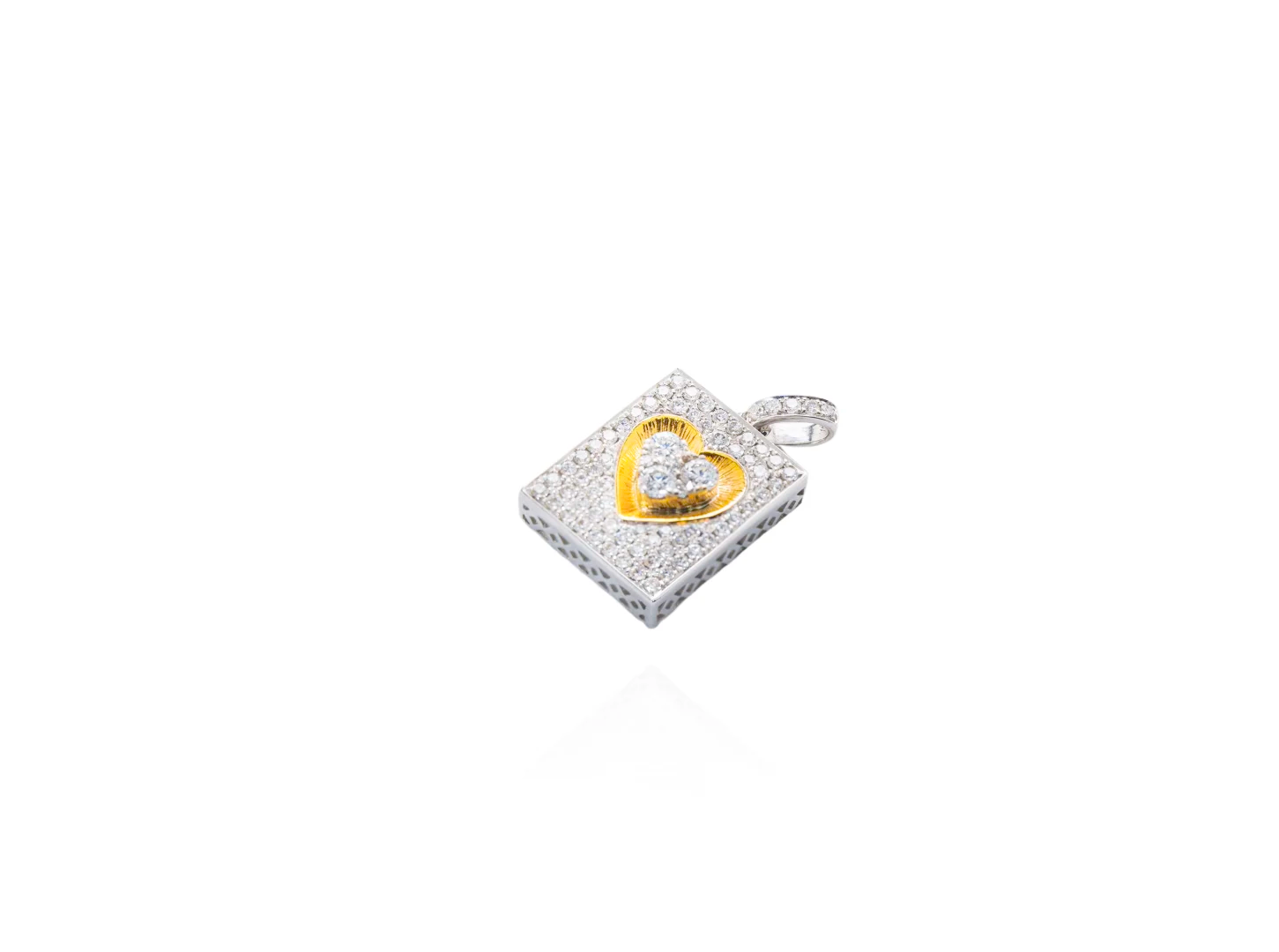 Iris Bangle | Classic yellow bakelite bangle with inlay and stones.