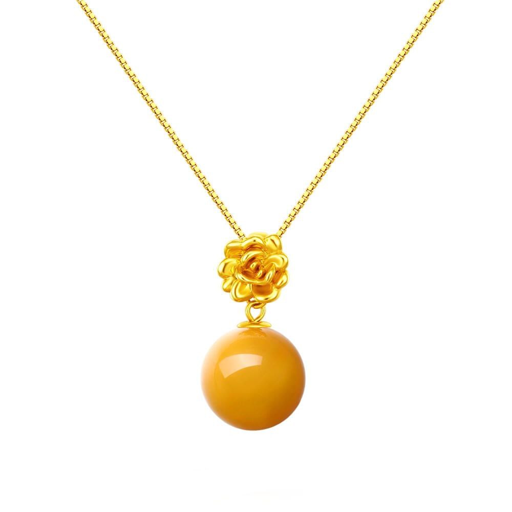 Iris Bangle | Classic yellow bakelite bangle with inlay and stones.