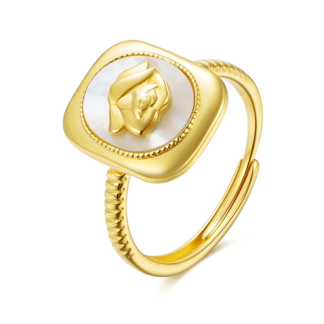 Iris Bangle | Classic yellow bakelite bangle with inlay and stones.